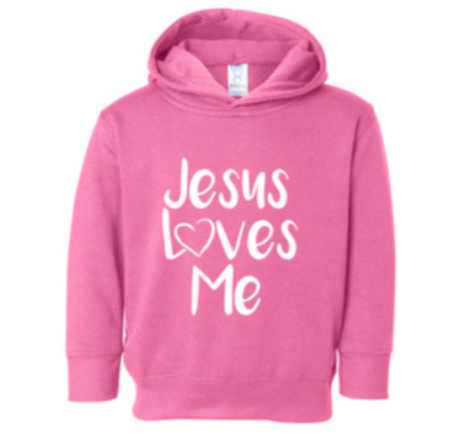 'Jesus Loves Me' Toddler Hoodie