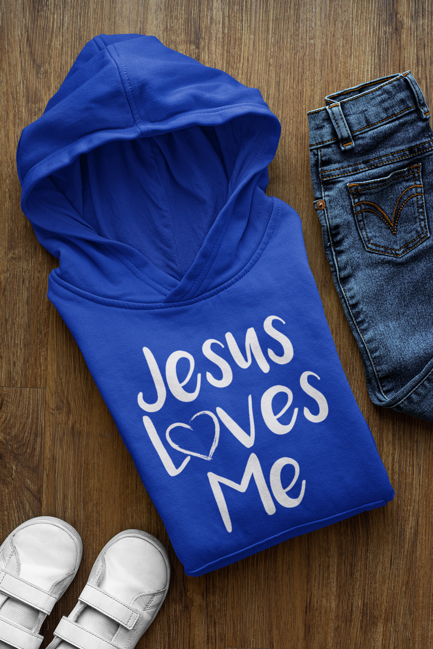 'Jesus Loves Me' Toddler Hoodie
