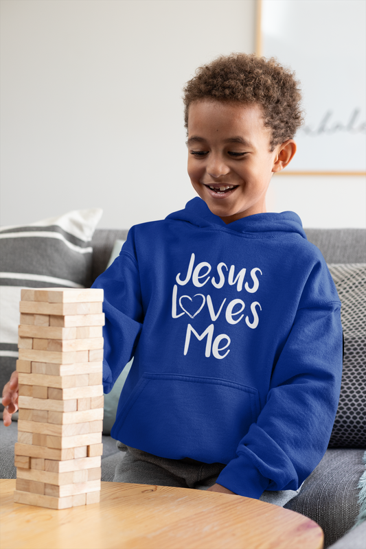 Blue 'Jesus Loves Me' Sweatsuit